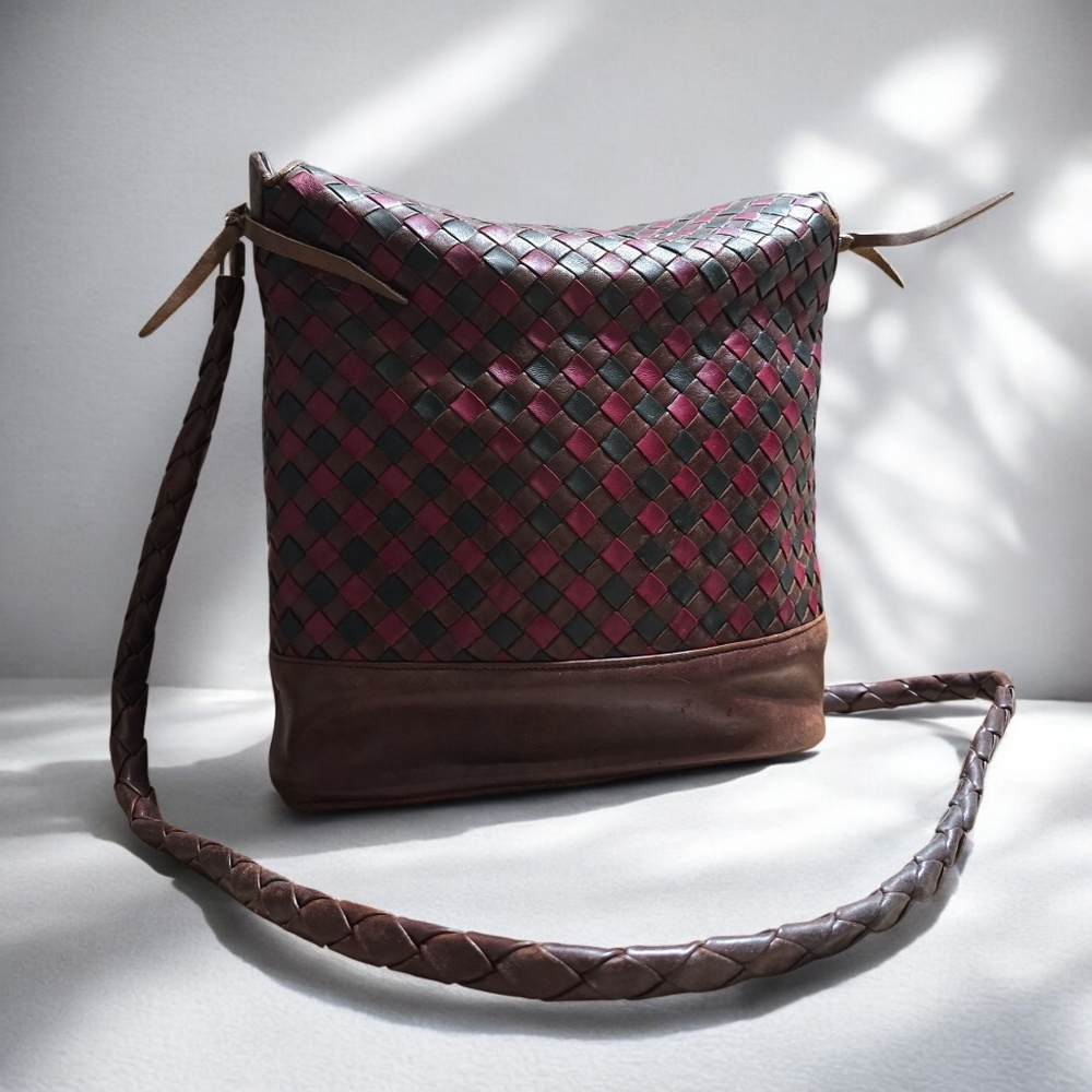 Bottega Veneta Intrecciato Bag *Restoration Needed* - Brown Multi (10.5" × 9.5")